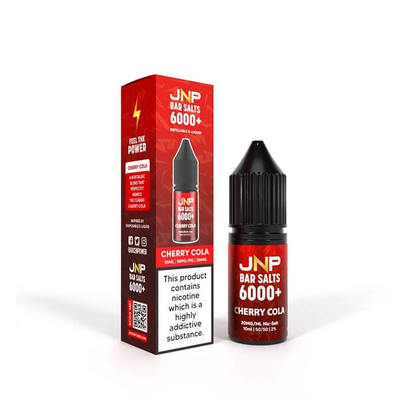 Juice N Power Bar Salts 6000+ Cherry Cola 10ml E-Liquid
