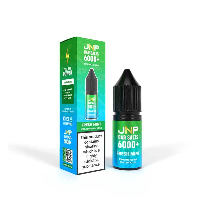 Juice N Power Bar Salts 6000+ Fresh Mint 10ml E-Liquid