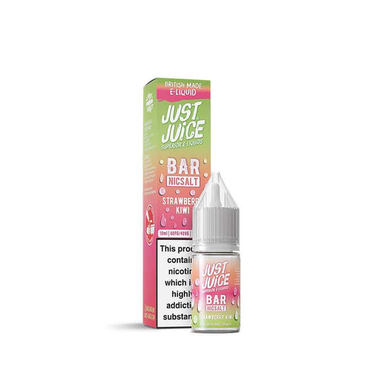 Just Juice Bar Range Strawberry & Kiwi 10ml Nic Salt E-Liquid