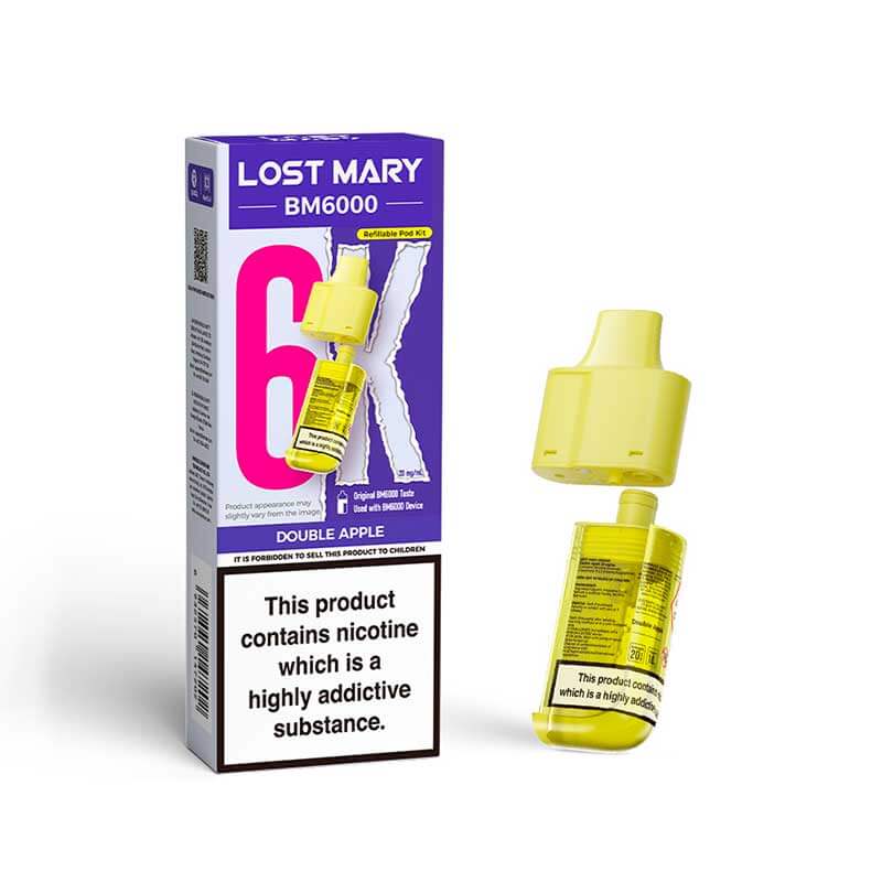 Lost Mary BM6000 Double Apple Prefilled Vape Pods