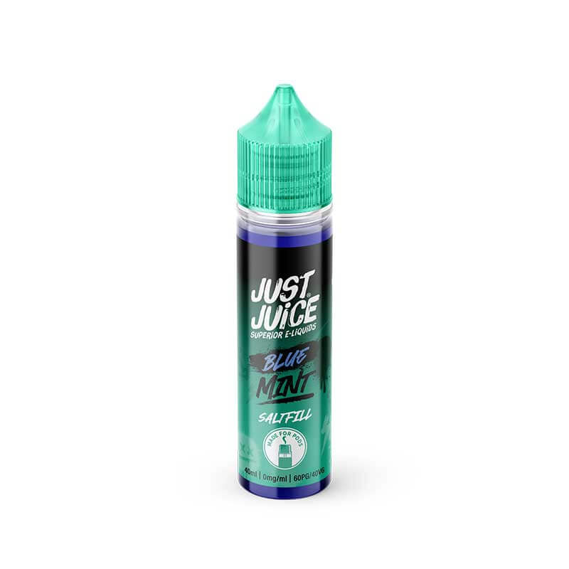 Just Juice Mint Range Blue Mint Saltfill Shortfill 40ml E-Liquid