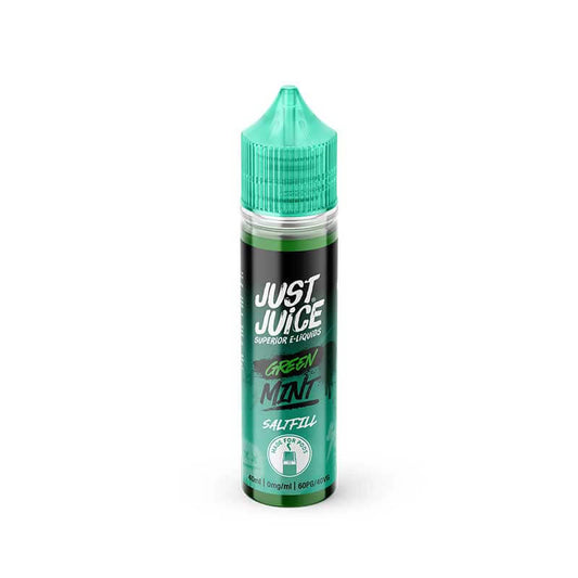 Just Juice Mint Range Green Mint Saltfill Shortfill 40ml E-Liquid