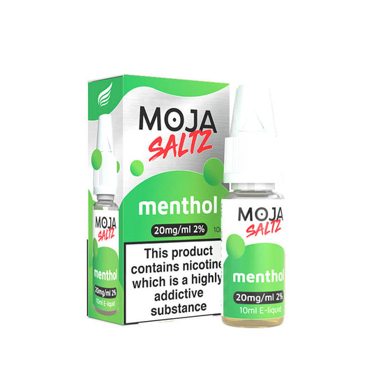 MOJA Saltz Menthol 10ml Nic Salts E-Liquid