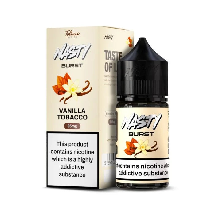 Nasty Burst Vanilla Tobacco Nic Salt 30ML | 35mg & 50mg