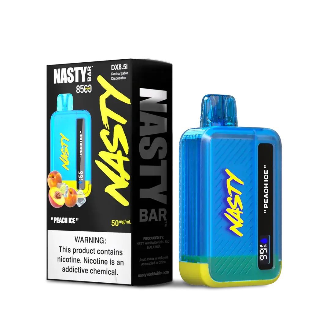 Nasty Bar Dx 8.5i 8500 Puffs | 50mg Nic Disposable | Battery & E Liquid Indicators