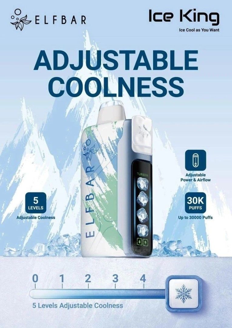 Elf Bar Ice King 30000 Puffs Disposable Vape