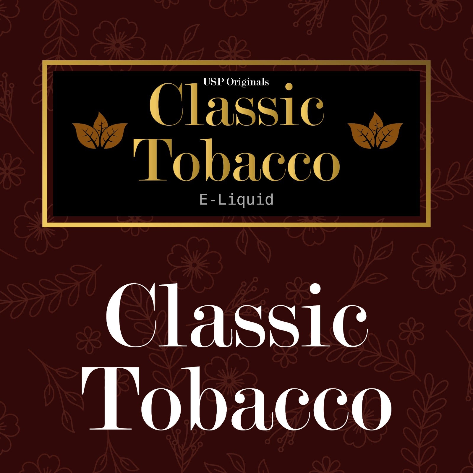 Usp Originals Classic Tobacco E-Liquids 30 ml Pg Vg Ratio 50/50