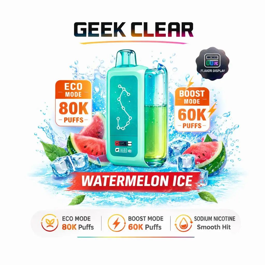 Olivebar Geek Clear 80000 Puffs Disposable Vape