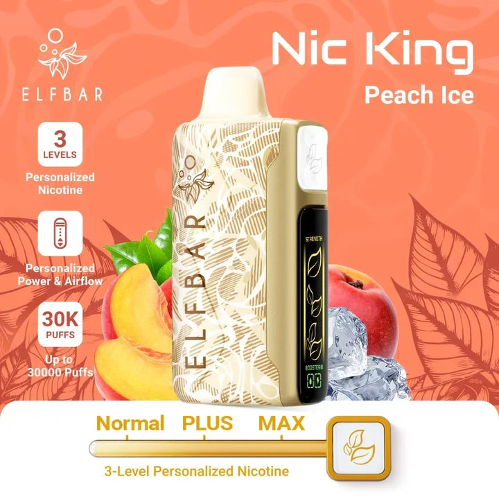 ELF Bar Nic King 30,000 Puffs - 3 Level Adjustable Nicotine