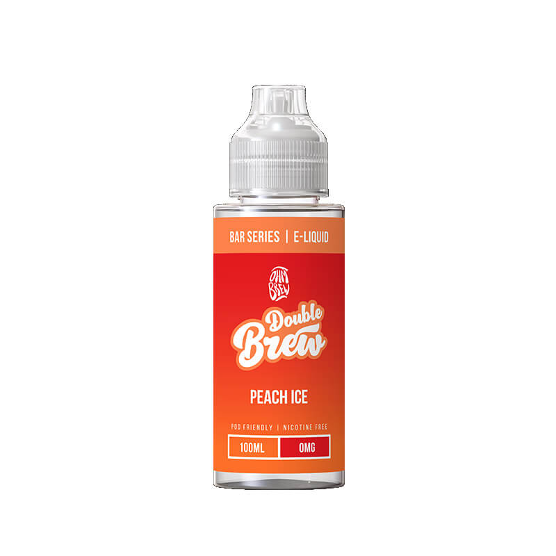 Ohm Brew Double Brew Peach Ice 100ml Shortfill