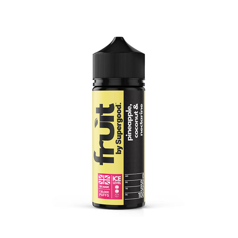 Fruit By Supergood Pineapple Coconut & Nectarine 100ml Shortfill E-Liquid
