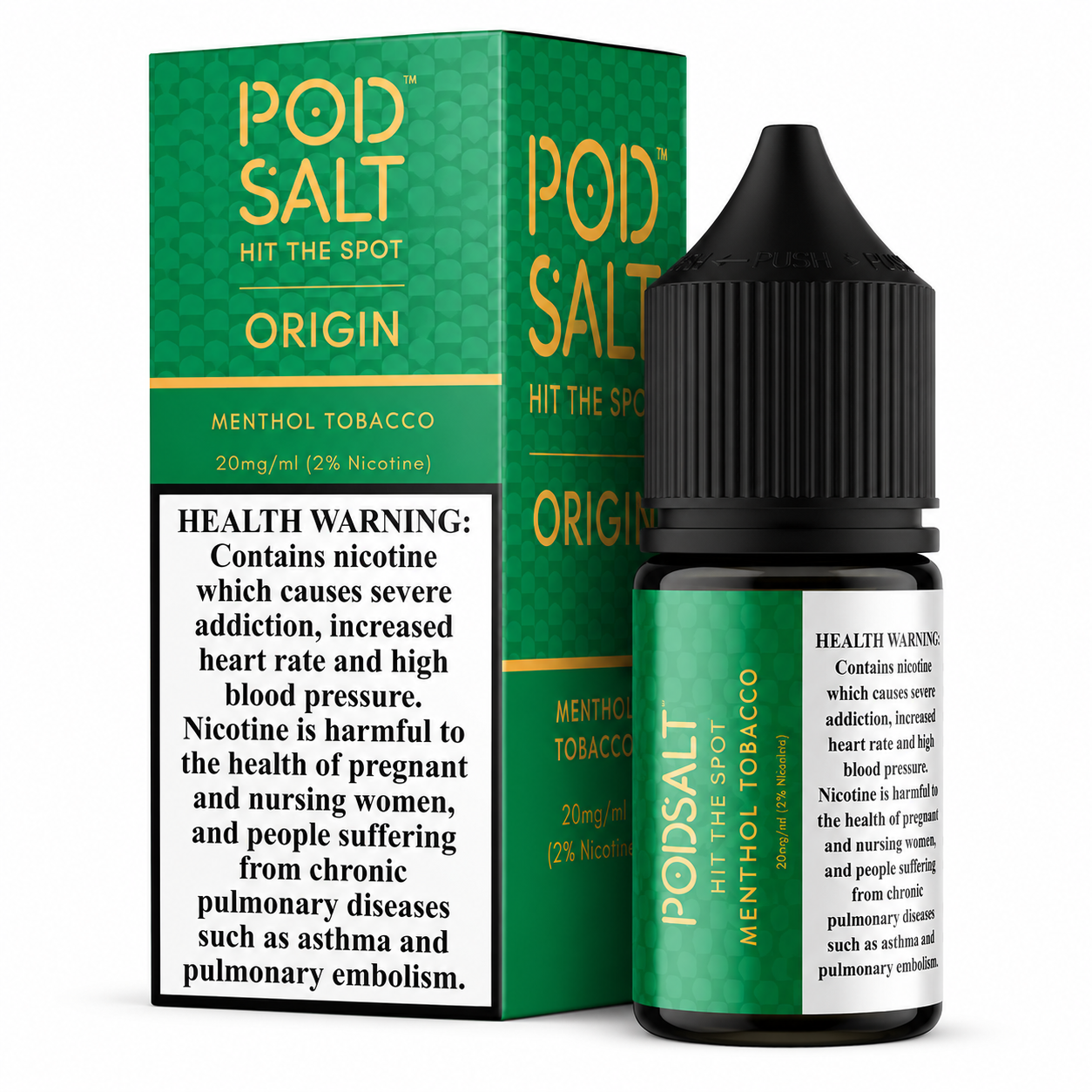 Menthol Tobacco - Pod Salt Origin Nic Salt 30ML | Vape Mash India