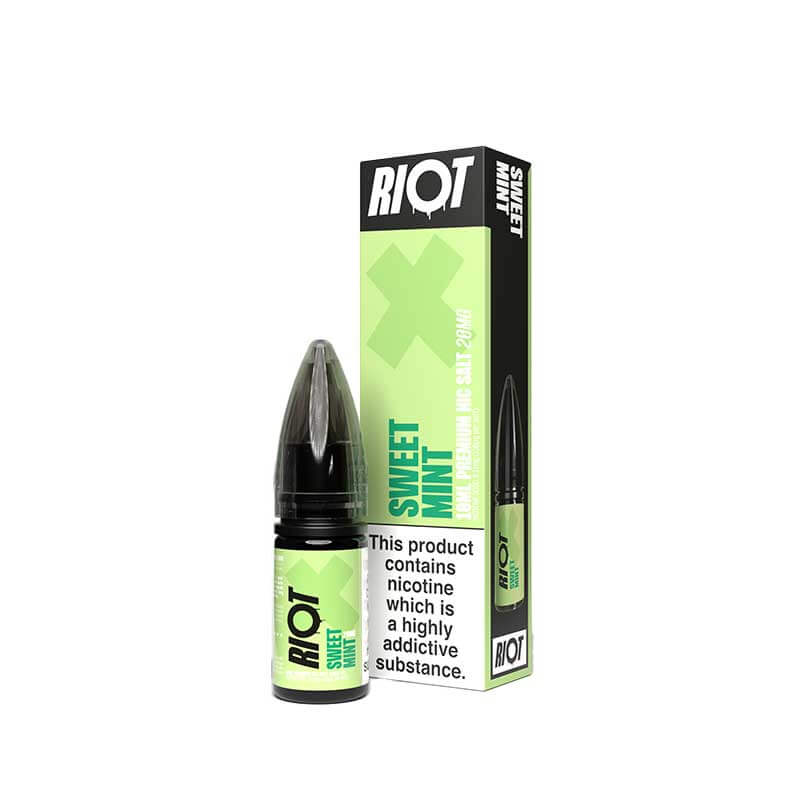Riot X Nic Salts Sweet Mint 10ml E-Liquid