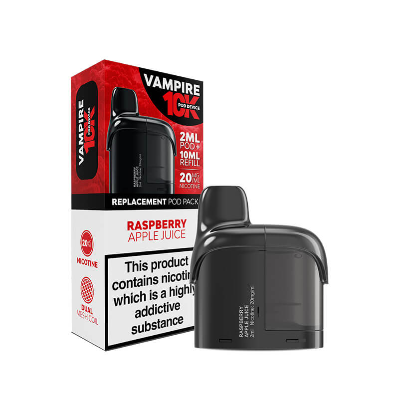 Vampire 10K Raspberry Apple Juice Prefilled Vape Pods