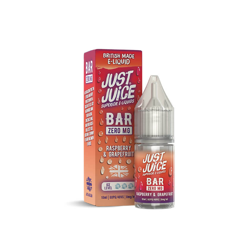 Just Juice Bar Range Raspberry & Grapefruit 10ml Nic Salt E-Liquid