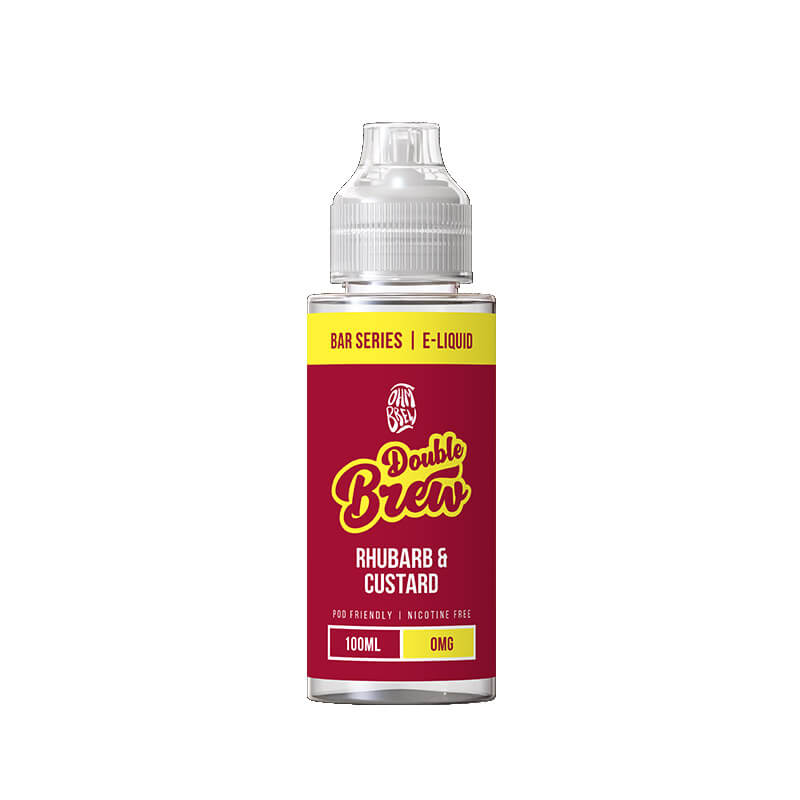 Ohm Brew Double Brew Rhubarb & Custard 100ml Shortfill