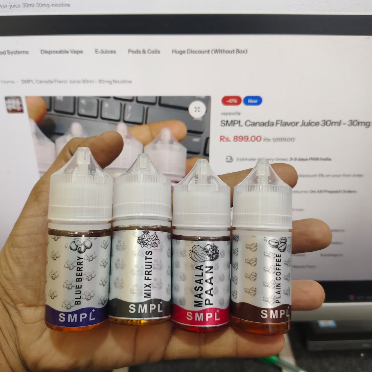 SMPL Canada Flavor Juice 30ML / 30MG Nicotine