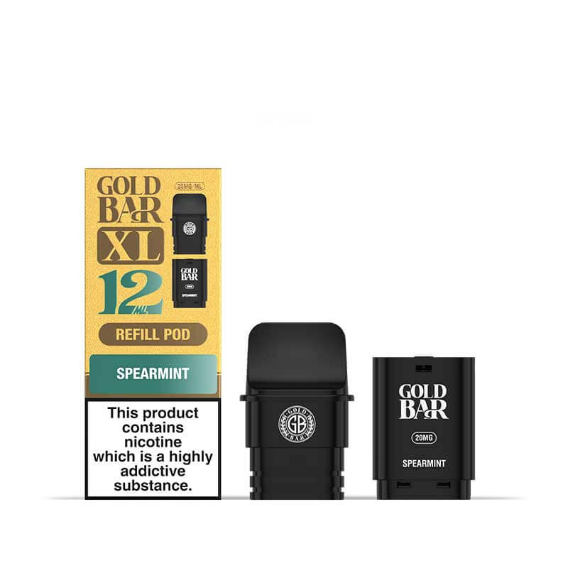 Gold Bar XL Spearmint Prefilled Pod + Refill