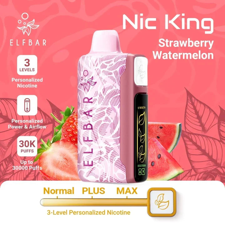 ELF Bar Nic King 30,000 Puffs - 3 Level Adjustable Nicotine