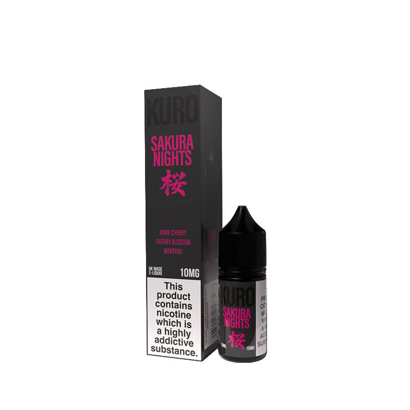 Kuro Sakura Nights Nic Salts 10ml E-Liquid  By Riot