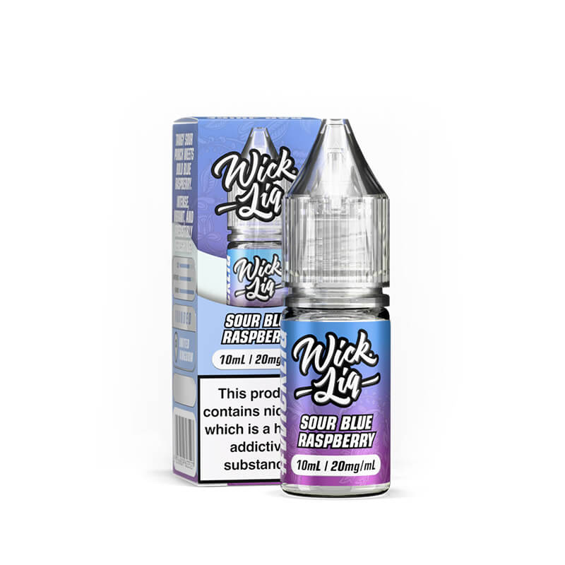 Wick Liq Bar Juice Sour Blue Raspberry 10ml Nic Salts E-Liquid
