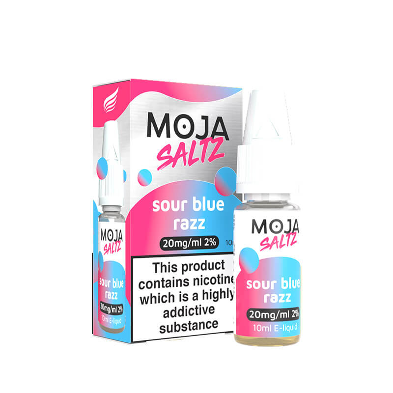 MOJA Saltz Sour Blue Razz 10ml Nic Salts E-Liquid