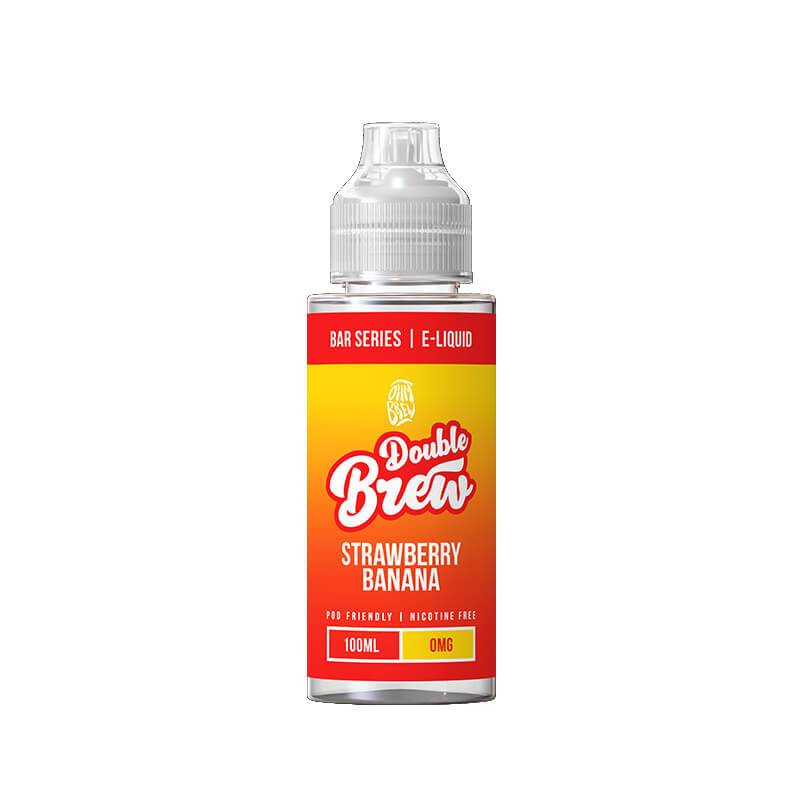 Ohm Brew Double Brew Strawberry Banana 100ml Shortfill