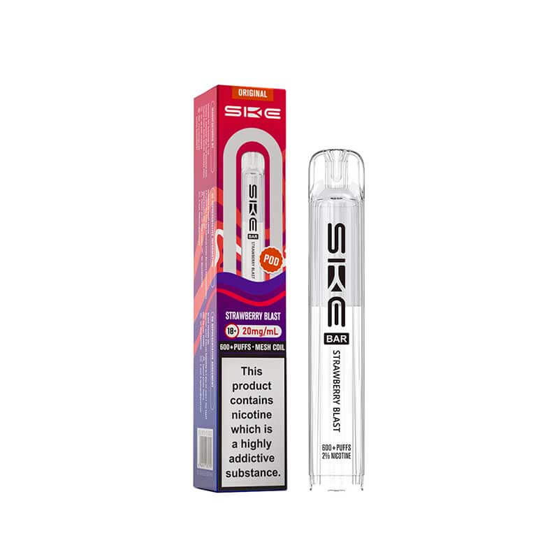 SKE Bar Strawberry Blast Prefilled Vape Pod