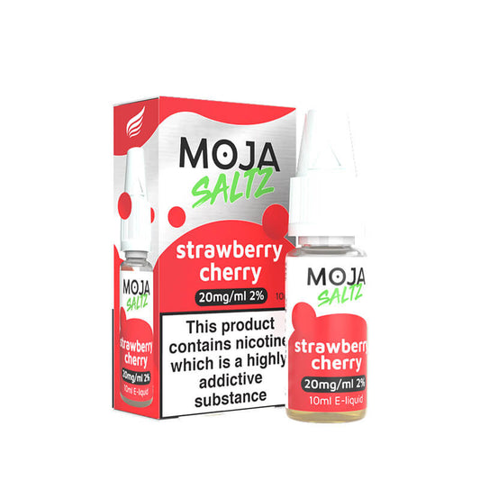 MOJA Saltz Strawberry Cherry 10ml Nic Salts E-Liquid - 20mg