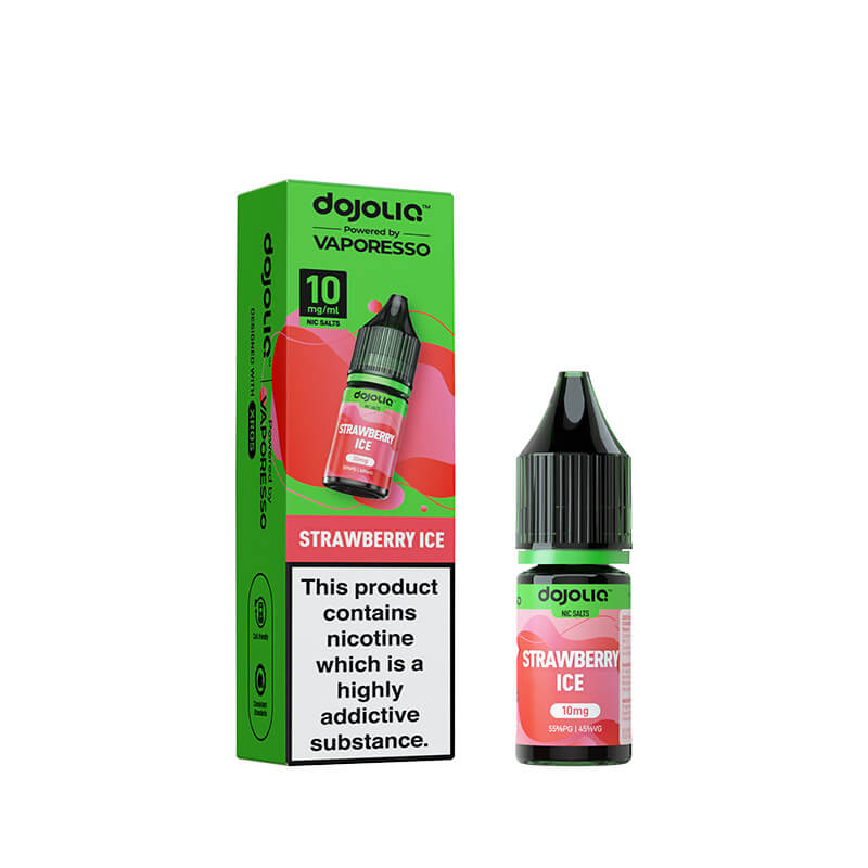 DojoLiq Strawberry Ice 10ml Nic Salt E-Liquid by Vaporesso