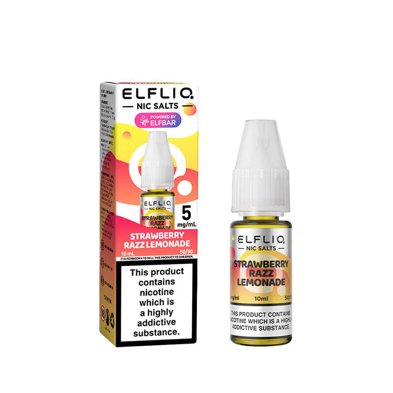 Elf Bar ElfLiq Strawberry Razz lemonade Nic Salt E-Liquid