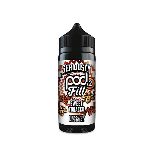 Doozy Vape Co Seriously Pod Fill x2 Sweet Tobacco 100ml Shortfill E-Liquid