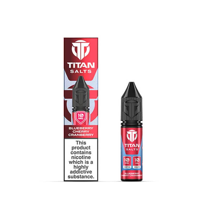 Titan Salts Blueberry Cherry Cranberry 10ml E-Liquid
