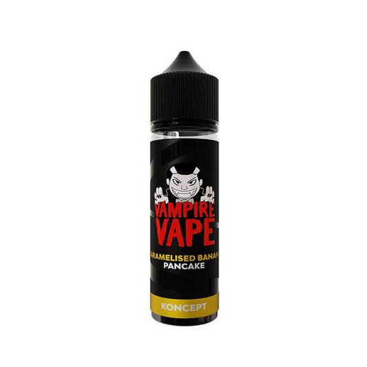 Vampire Vape Desserts Caramelised Banana Pancake E-Liquid Shortfill 50ml