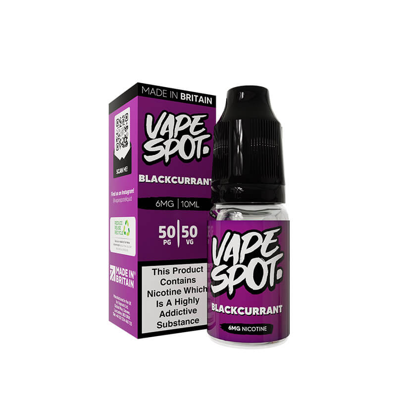 Vape Spot Blackcurrant E-Liquid 10ml