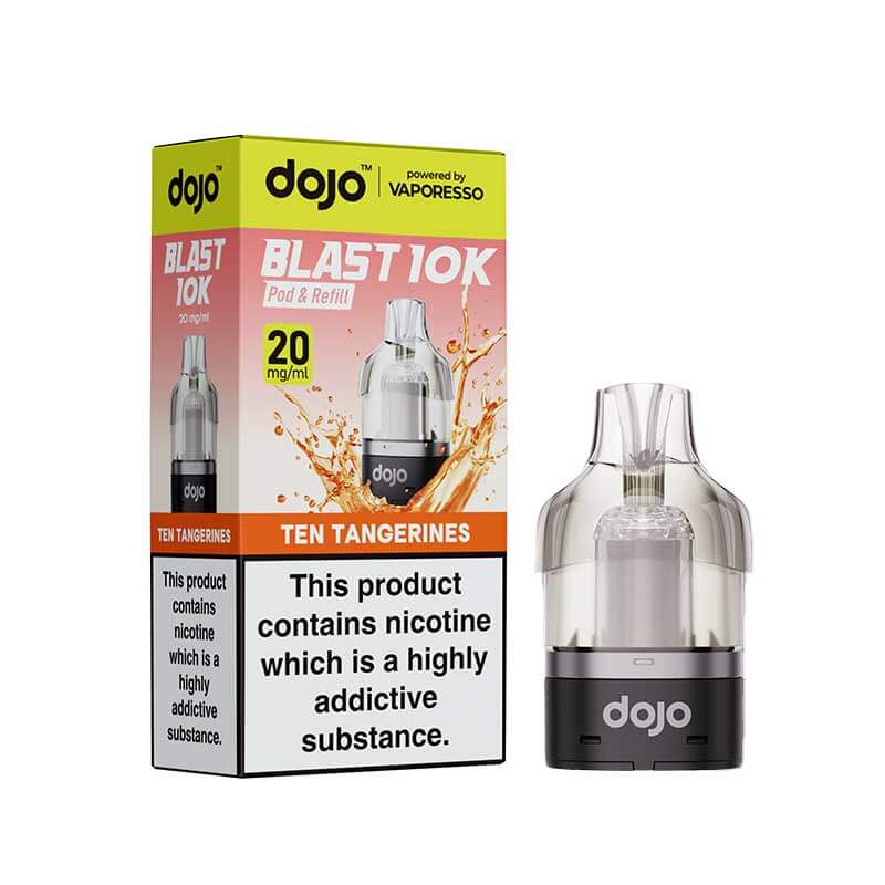 Vaporesso DOJO Blast Pod & Refill For 10K or 30K Device – Ten Tangerines