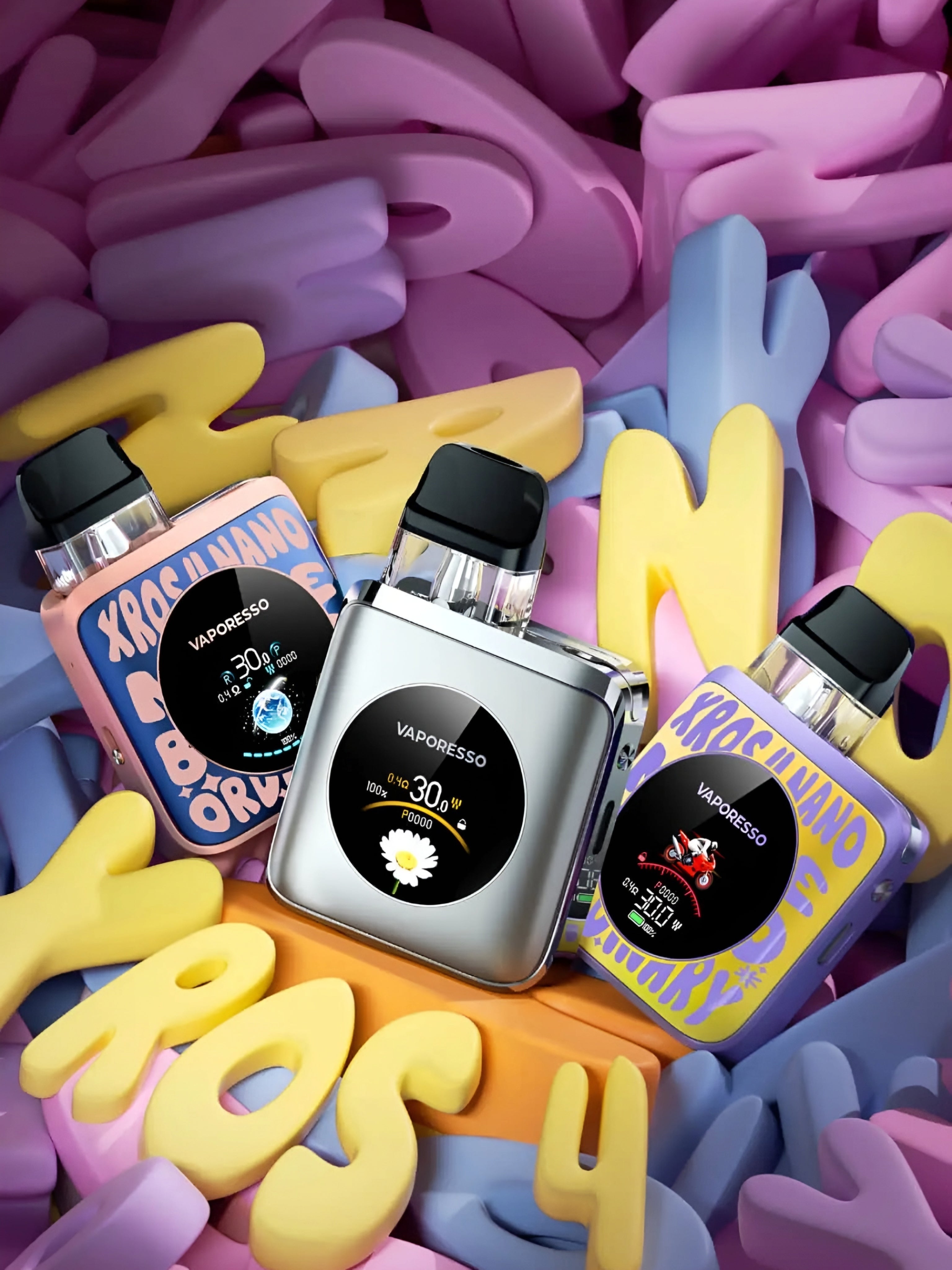 Vaporesso XROS 4 Nano Pod Kit | 30W | 1350mAh Battery | 3ML Pod | Vape Mash India