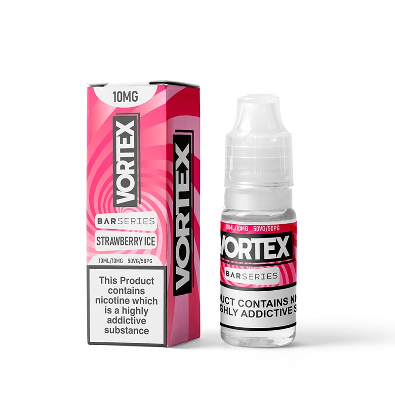 Vortex Strawberry Ice 10ml Nic Salt E-Liquid