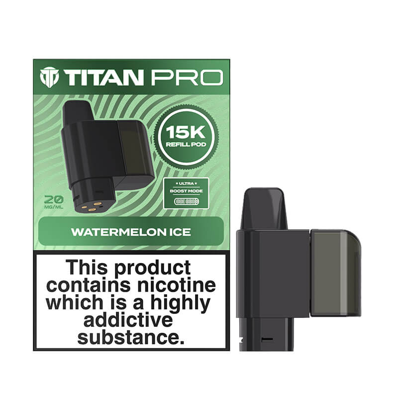 Titan Pro 15K Watermelon Ice Prefilled Pod + Refills