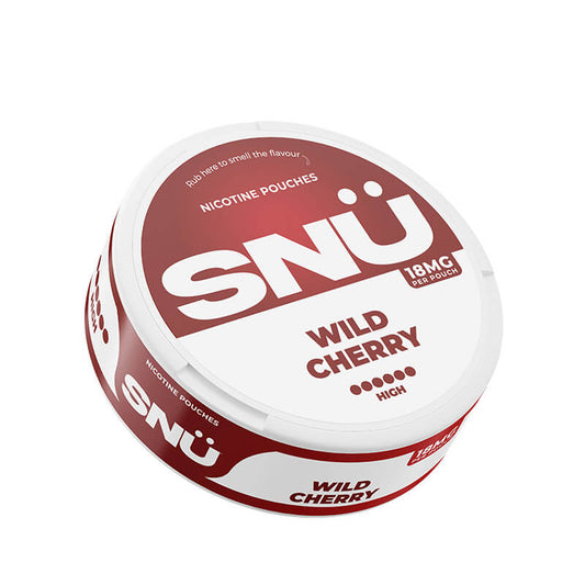 SNU Wild Cherry Nic Pouches by Bar Juice