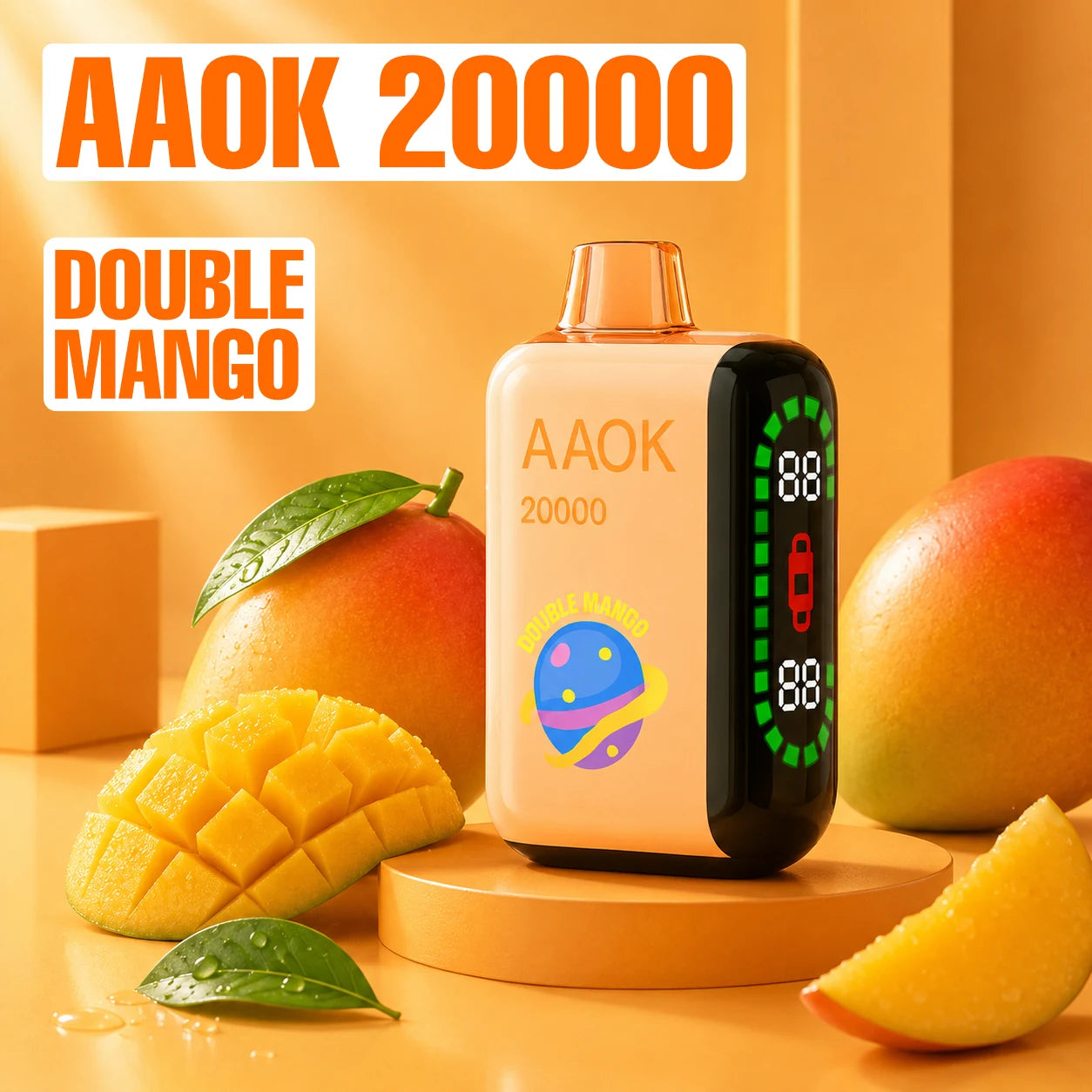Aaok 20000 disposable vape - Double Mango flavour