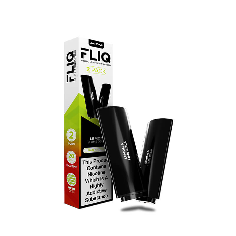 Avomi FLIQ Prefilled Vape Pods - Lemon & Lime Cola