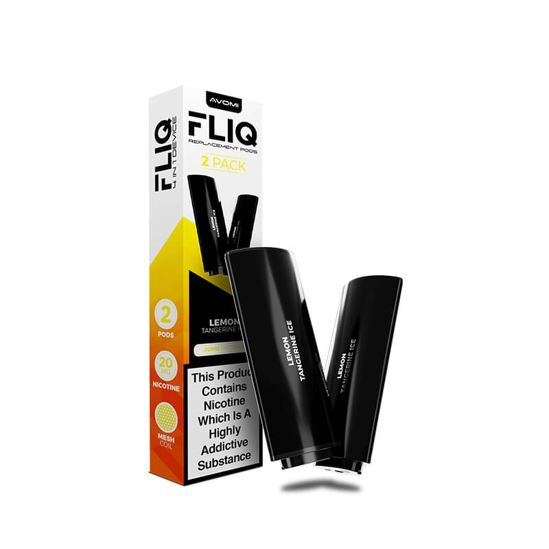 Avomi FLIQ Prefilled Vape Pods - Lemon Tangerine Ice