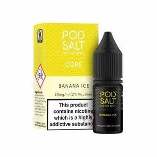 Banana Ice Nic Salt E-Liquid by Pod Salt 25MG | 50MG