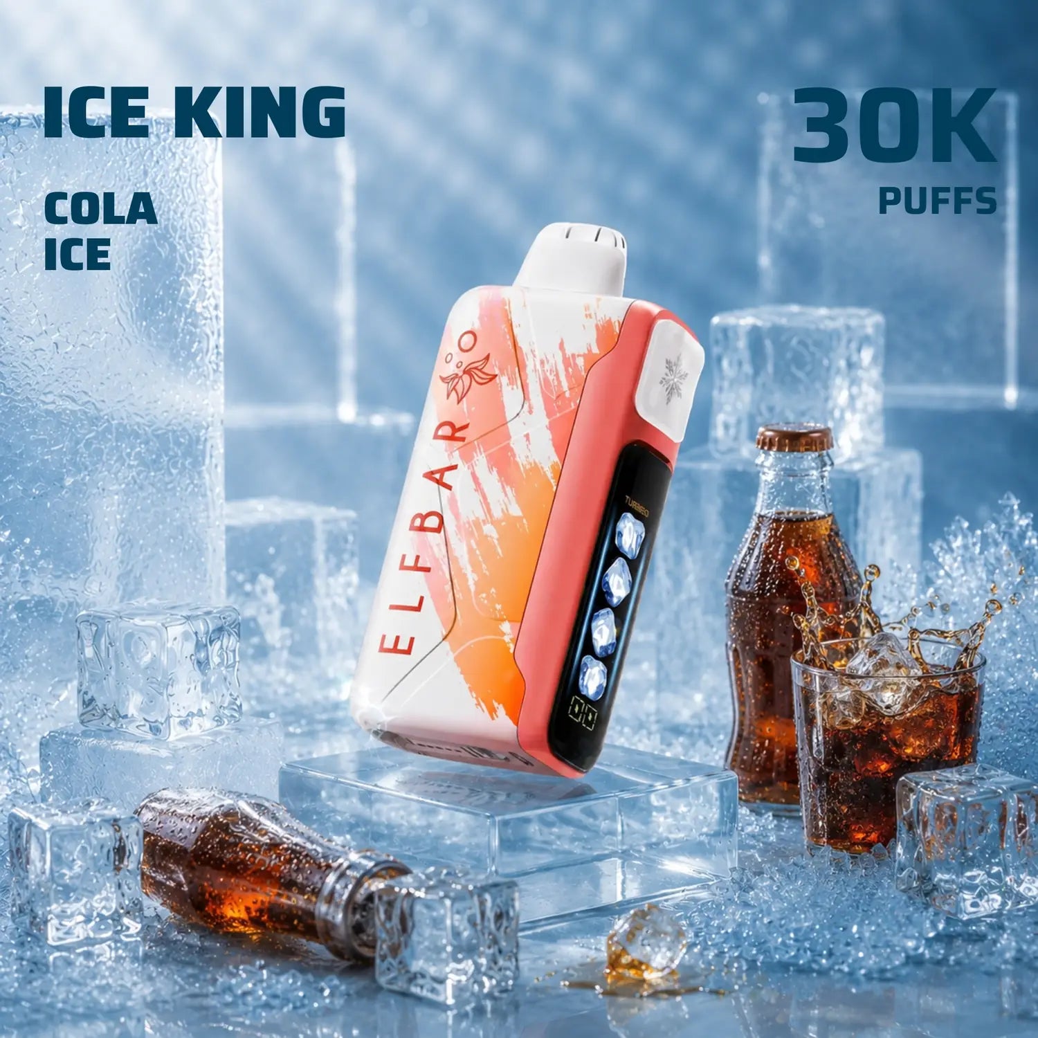 ELFBAR Ice King 30K disposable vape - Cola Ice flavour