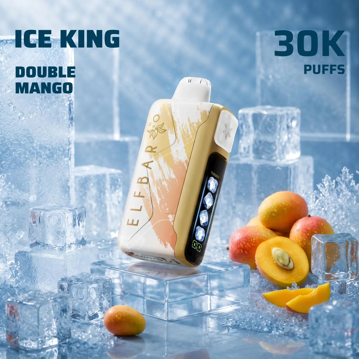 ELFBAR Ice King 30K disposable vape - Double Mango flavour