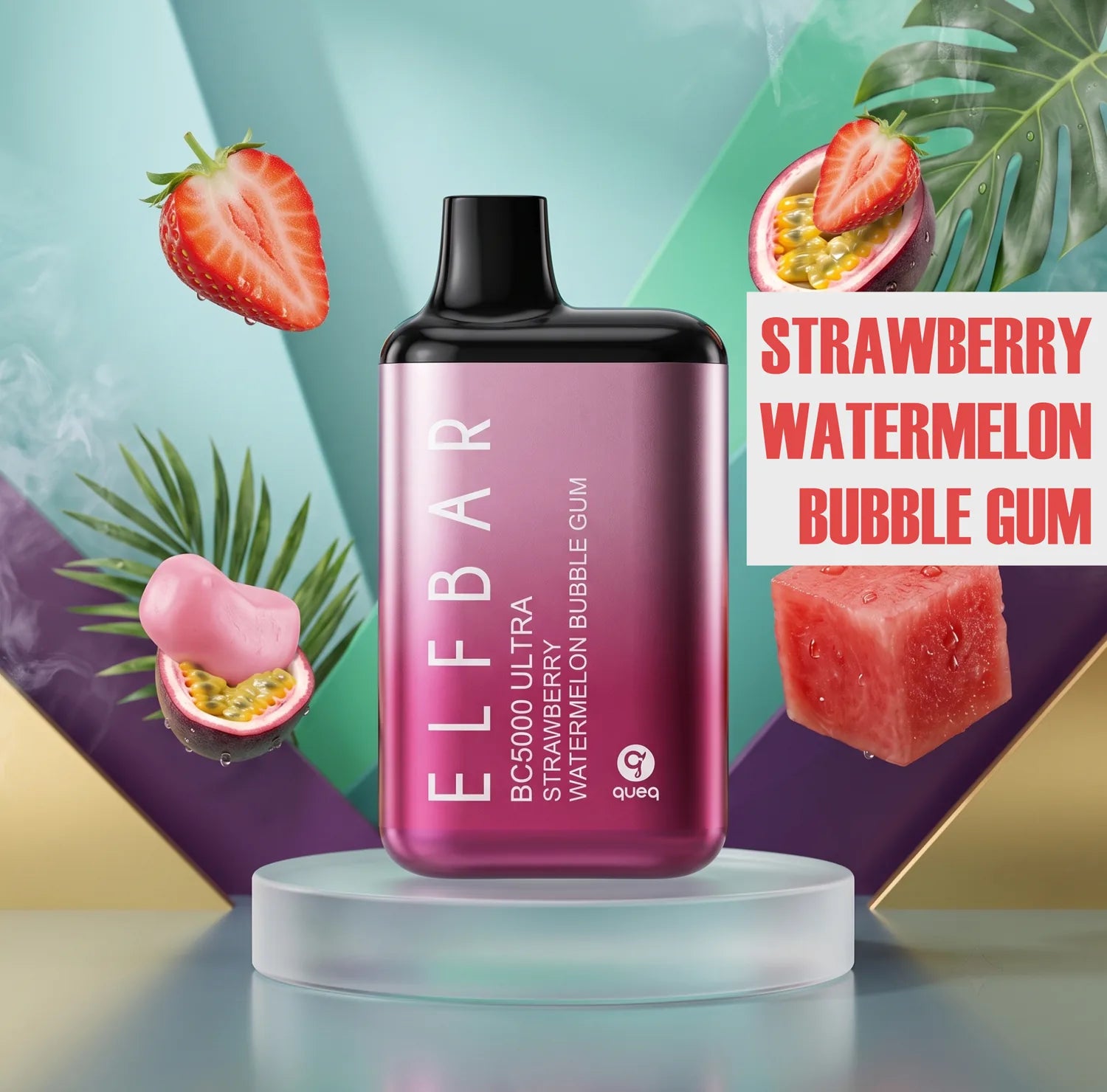 ELFBAR ULTRA BC 5000 disposable vape - Grape Honeydew flavour