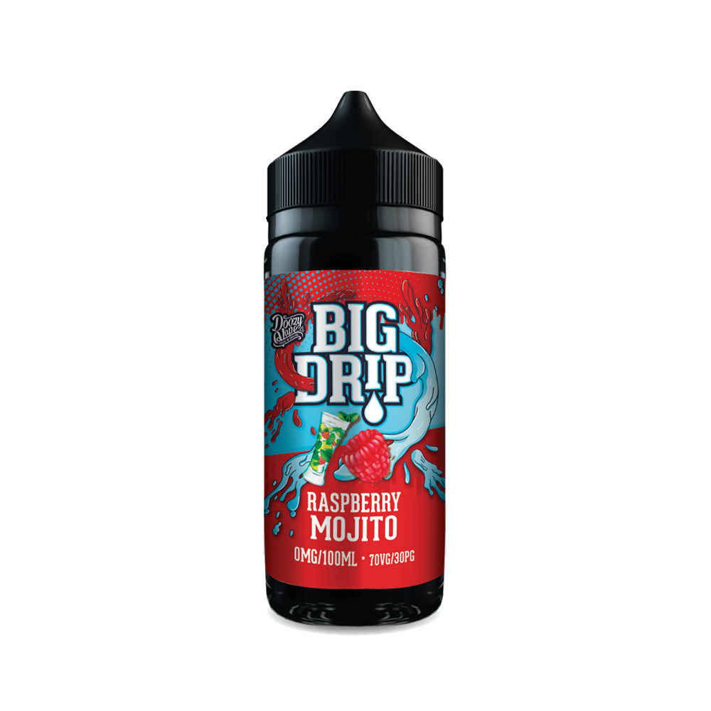 Doozy Vape Co Big Drip Raspberry Mojito Shortfill E-Liquid 100ml