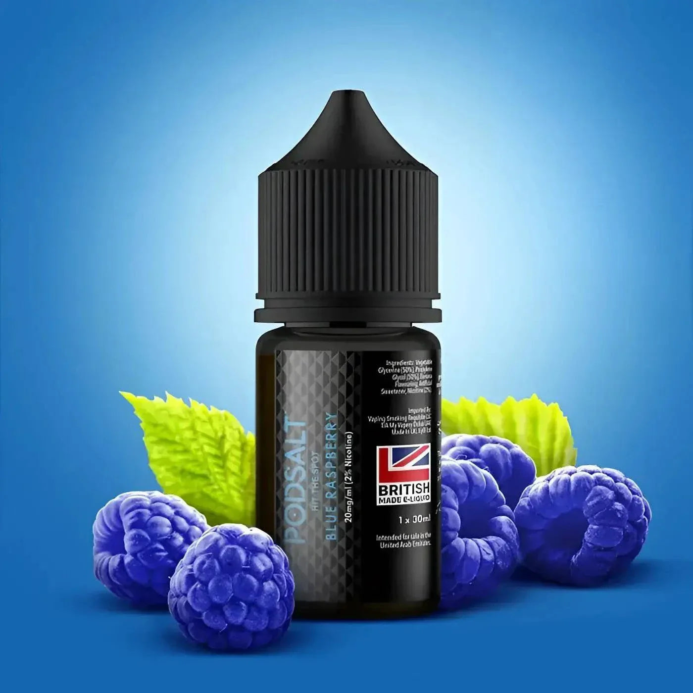 Blue Raspberry – Pod Salt Core 30ML Nic Salt Vape Juice (25MG / 50MG) India