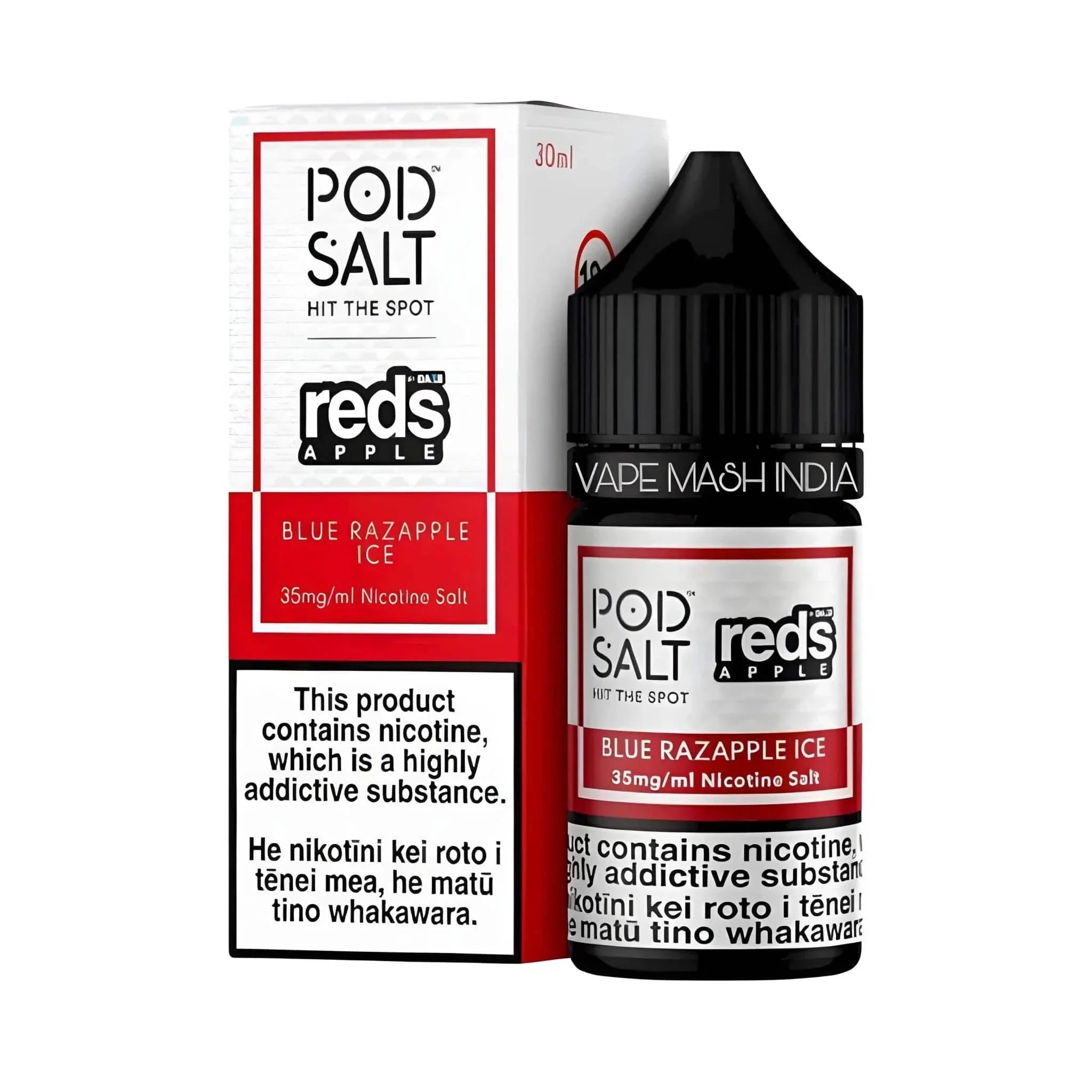 Blue Razapple Ice – Pod Salt Core Nic Salt | 30ML Vape Juice | 25MG / 50MG | Vape Mash India